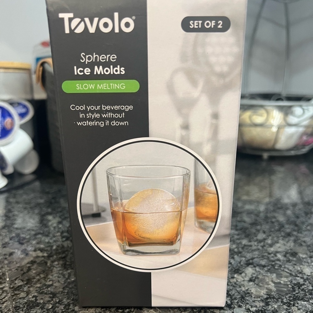 Brand New Tovolo Slow Melting Sphere Ice Molds